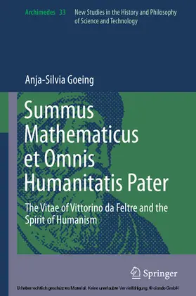 Goeing |  Summus Mathematicus et Omnis Humanitatis Pater | eBook | Sack Fachmedien