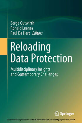 Gutwirth / Leenes / De Hert | Reloading Data Protection | E-Book | sack.de