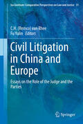 van Rhee / Yulin / Fu |  Civil Litigation in China and Europe | eBook | Sack Fachmedien