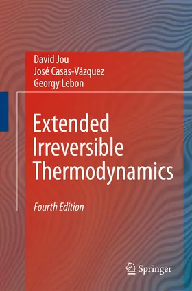 Jou / Casas-Vázquez / Lebon |  Extended Irreversible Thermodynamics | Buch |  Sack Fachmedien