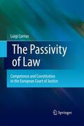 Corrias |  The Passivity of Law | Buch |  Sack Fachmedien