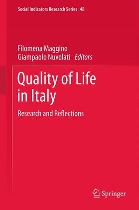 Nuvolati / Maggino |  Quality of life in Italy | Buch |  Sack Fachmedien