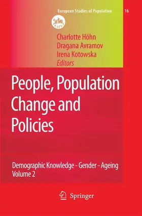 Höhn / Kotowska / Avramov |  People, Population Change and Policies | Buch |  Sack Fachmedien