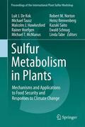 De Kok / McManus / Tausz |  Sulfur Metabolism in Plants | Buch |  Sack Fachmedien