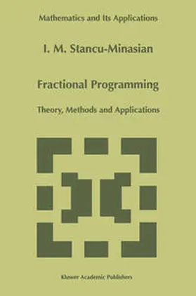 Stancu-Minasian | Fractional Programming | E-Book | www.sack.de