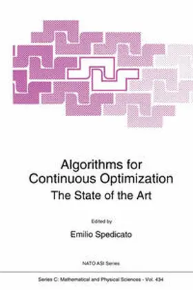 Spedicato |  Algorithms for Continuous Optimization | eBook | Sack Fachmedien