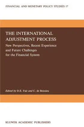 Fair / de Boissieu |  The International Adjustment Process | eBook | Sack Fachmedien