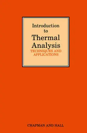 Brown |  Introduction to Thermal Analysis | eBook | Sack Fachmedien