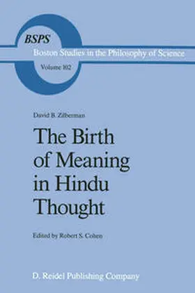 Zilberman / Cohen |  The Birth of Meaning in Hindu Thought | eBook | Sack Fachmedien