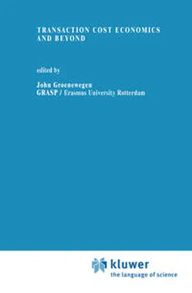Groenewegen | Transaction Cost Economics and Beyond | E-Book | sack.de