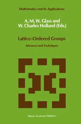 Glass / Holland |  Lattice-Ordered Groups | eBook | Sack Fachmedien