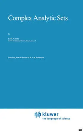 Chirka |  Complex Analytic Sets | eBook | Sack Fachmedien