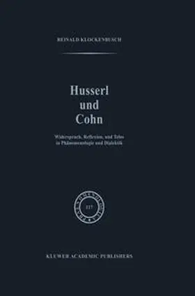 Klockenbusch |  Husserl und Cohn | eBook | Sack Fachmedien