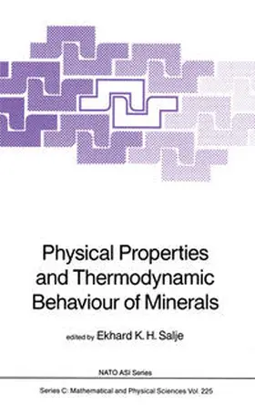 Salje |  Physical Properties and Thermodynamic Behaviour of Minerals | eBook | Sack Fachmedien