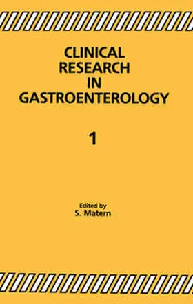 Matern |  Clinical Research in Gastroenterology 1 | eBook | Sack Fachmedien