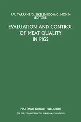 Tarrant / Eikelenboom / Monin |  Evaluation and Control of Meat Quality in Pigs | eBook | Sack Fachmedien