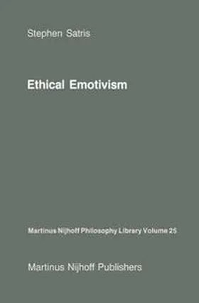 Satris |  Ethical Emotivism | eBook | Sack Fachmedien