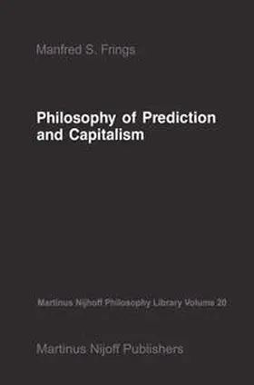Frings |  Philosophy of Prediction and Capitalism | eBook | Sack Fachmedien