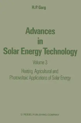 Garg | Advances in Solar Energy Technology | E-Book | www.sack.de