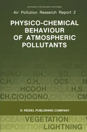 Angeletti / Restelli |  Physico-Chemical Behaviour of Atmospheric Pollutants | eBook | Sack Fachmedien