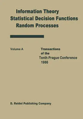 Vísek |  Transactions of the Tenth Prague Conferences | eBook | Sack Fachmedien