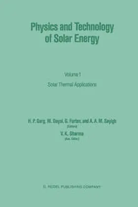 Garg / Dayal / Furlan |  Physics and Technology of Solar Energy | eBook | Sack Fachmedien