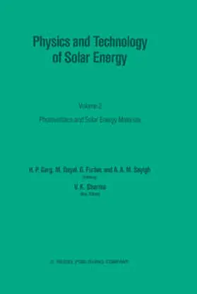 Garg / Dayal / Furlan |  Physics and Technology of Solar Energy | eBook | Sack Fachmedien
