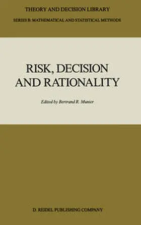 Munier |  Risk, Decision and Rationality | eBook | Sack Fachmedien