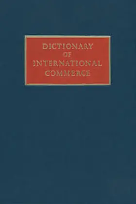 Miller | Dictionary of International Commerce | E-Book | www.sack.de