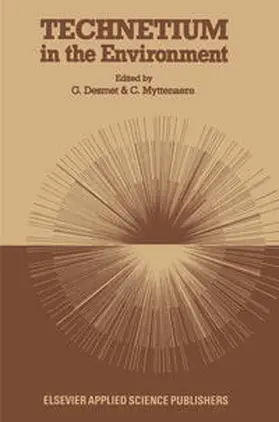 Desmet / Myttenaere | Technetium in the Environment | E-Book | sack.de