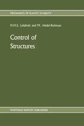 Leipholz / Abdel-Rohman |  Control of Structures | eBook | Sack Fachmedien