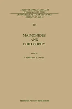 Pines / Yovel |  Maimonides and Philosophy | eBook | Sack Fachmedien