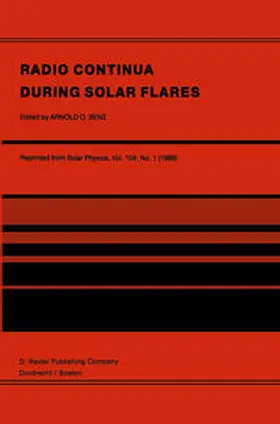 Benz |  Radio Continua During Solar Flares | eBook | Sack Fachmedien