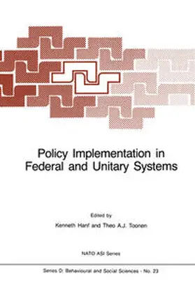 Hanf / Toonen |  Policy Implementation in Federal and Unitary Systems | eBook | Sack Fachmedien