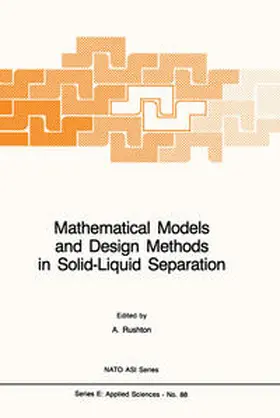 Rushton | Mathematical Models and Design Methods in Solid-Liquid Separation | E-Book | www.sack.de