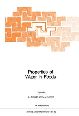 Simatos / Multon |  Properties of Water in Foods | eBook | Sack Fachmedien