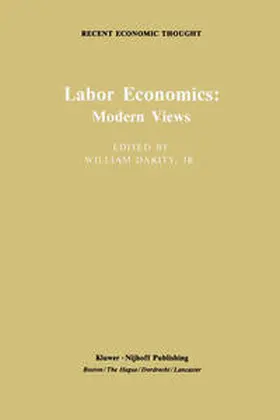 Darity Jr. |  Labor Economics: Modern Views | eBook | Sack Fachmedien