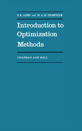 Adby |  Introduction to Optimization Methods | eBook | Sack Fachmedien