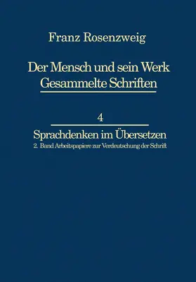 Rosenzweig / Bat-Adams |  Franz Rosenzweig Sprachdenken | Buch |  Sack Fachmedien