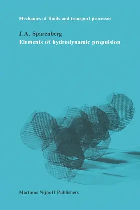 Sparenberg |  Elements of hydrodynamicp propulsion | Buch |  Sack Fachmedien