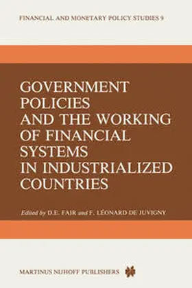 Fair |  Government Policies and the Working of Financial Systems in Industrialized Countries | eBook | Sack Fachmedien