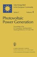 Palz |  Photovoltaic Power Generation | Buch |  Sack Fachmedien