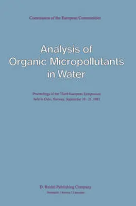 Angeletti / Bjørseth |  Analysis of Organic Micropollutants in Water | eBook | Sack Fachmedien