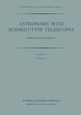 Capaccioli | Astronomy with Schmidt-Type Telescopes | E-Book | www.sack.de