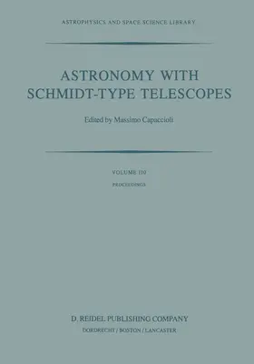 Capaccioli | Astronomy with Schmidt-Type Telescopes | Buch | 978-94-009-6389-4 | www.sack.de