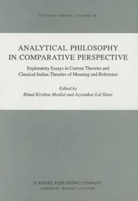 Matilal / Lal Shaw | Analytical Philosophy in Comparative Perspective | E-Book | www.sack.de
