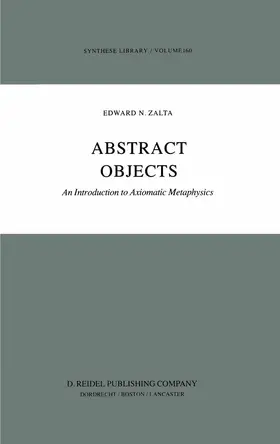 Zalta |  Abstract Objects | Buch |  Sack Fachmedien