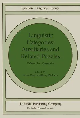 Heny / Richards |  Linguistic Categories: Auxiliaries and Related Puzzles | Buch |  Sack Fachmedien
