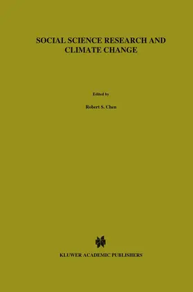 Chen / Boulding / Schneider | Social Science Research and Climate Change | Buch | 978-94-009-7003-8 | www.sack.de