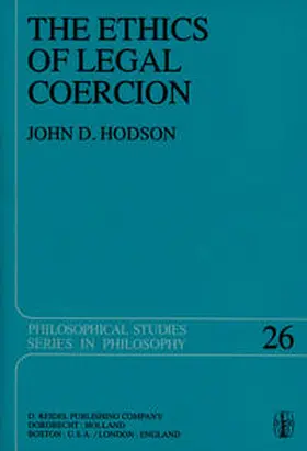 Hodson |  The Ethics of Legal Coercion | eBook | Sack Fachmedien